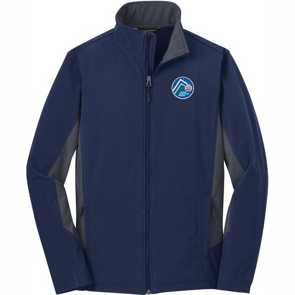 jacket with mountain logo